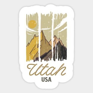 Mountain Badge Sticker